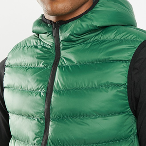 Veste en jean de haute qualité avec logo personnalisé pour hommes avec col montant et option logo à l'avant tenue décontractée d'hiver de couleur unie - Product Image 3