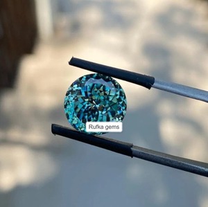 เพชรโมอิสเจียระไนแบบโปรตุเกส2 CT สีน้ำเงินทำด้วยมือสำหรับทำแหวนเพชรโมอิสซานไนต์เครื่องประดับเพชรอื่นๆ - Product Image 2