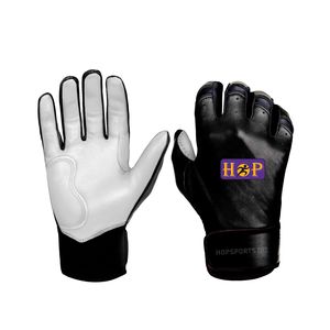 Custom Logo Best Short Cuff Baseball Batting Gloves Professional Wholesale Baseball & Softball Batting Gloves Manufacturer - Product Image 4