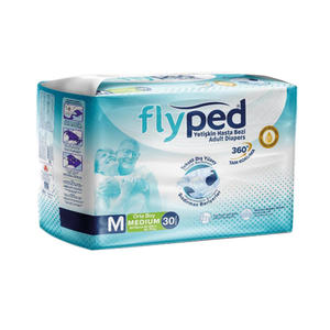 Pañales para Adultos Flyped de Primera Calidad, Transpirables, Ultra Absorbentes, Prevención de Fugas 3D, Material de Pulpa de Pelusa, Talla Mediana, 30 Piezas, 4 - Product Image 1