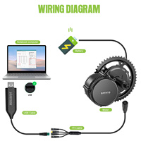 Cable de Programación USB para CAN Bus para Bicicletas Eléctricas con Motor Central - BBS01 BBS02 BBSHD Corriente Continua 36V/48V 750W