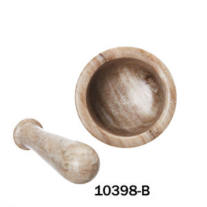 Precio barato único Mini mortero de mármol y Maja proveedor moderno mortero de cerámica y mortero para moler hierbas artículo de cocina - Product Image 3