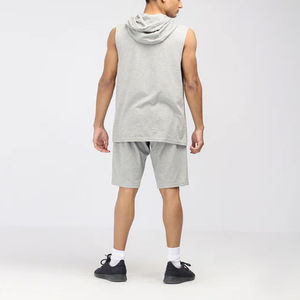 Sweat-shirts sans manches pour hommes, unis, d'hiver, pour la gym, athlétiques, 100% coton, en molleton, séchage rapide - Product Image 4