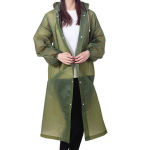 Chubasquero impermeable para mujer, abrigos largos para lluvia, senderismo, montaña, chaquetas impermeables, traje impermeable de alto espesor - Product Image 3