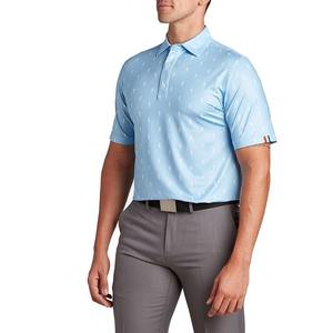 Men's Casual High Quality Short Sleeve Print Breathable Polo Shirt Summer New Multi-color Business Customized Polo Shirts - Product Image 1