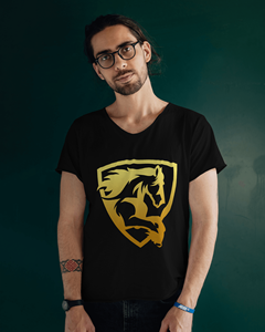 100% coton 180g solide col personnalisable coupe régulière à manches courtes t-shirt pour hommes motif imprimé tricoté col roulé formel - Product Image 6