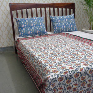 Couverture Douce en Voile de Coton Biologique de Haute Qualité, Imprimée à la Main à la Cire Indienne, Taille Double, Écologique, Toutes Saisons - Promotion - Product Image 4