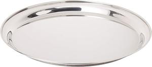 Assiette de service de luxe en acier inoxydable, écologique, lavable au lave-vaisselle, taille personnalisée, pour restaurant, hôtel, élégante et durable - Product Image 3