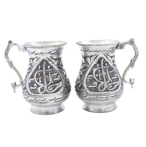 Tasse à café en cuivre 100% avec poignée en laiton pour la maison taille personnalisée et forme ronde bière faite à la main Moscow Mule Mug pour bar - Product Image 6