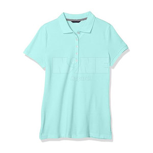 Camiseta Polo de mujer de alta calidad con logotipo personalizado estampado algodón poliéster último diseño estilo informal para el verano - Product Image 3