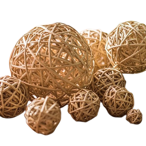 Boule en osier Boule en rotin pour la décoration Made in India Top Seller Décoration Boules de Noël Cadeau de fête des mères - Product Image 1