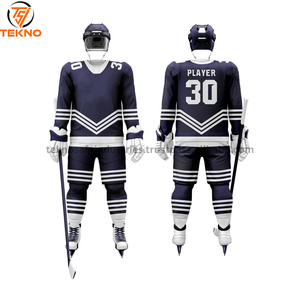 Nuevo 2025 100% poliéster transpirable equipo de alta calidad transpirable campo Hockey Jersey sublimación hockey sobre hielo servicio OEM - Product Image 3