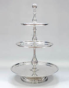 ขาตั้งเค้กแบบตั้งโต๊ะ ดีไซน์ใหม่ล่าสุด สำหรับงานวันเกิด ชุบนิกเกิล ราคาขายส่ง - Product Image 4