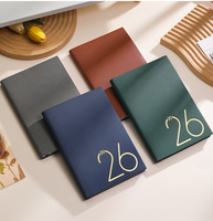 Agenda Diaria de Cuero PU 2027 al por Mayor, Libreta con Logotipo Personalizado