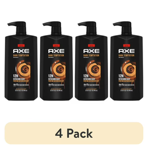 (4 Pack) Gel douche parfumé pour homme Axe Dark Temptation, rafraîchissant, longue durée, anti-acné, hydratant, parfum chocolat noir, 32 - Product Image 3