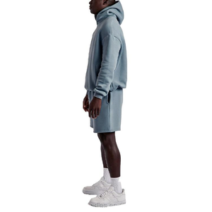 Flare Jogger <b>Short</b> <b>Sweat</b> suit Tracksuit for <b>Men</b> Custom Logo <b>Men</b> Hoodie and <b>Shorts</b> Sweatpants Set - Product Image 2