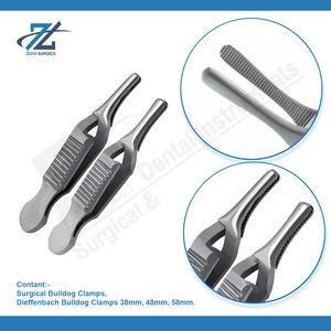 Dieffenbach Serrefine Abrazaderas 58mm Curved German Base de acero inoxidable de alta calidad Instrumentos quirúrgicos Fabricante Pakistán - Product Image 4