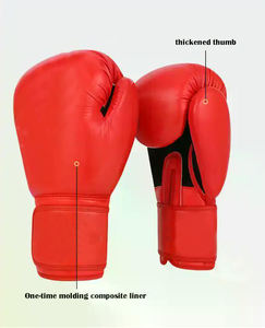 Guantes de Boxeo Profesionales de Alta Calidad, Cómodos, Nuevo Diseño, Cuero PU, Guantes de MMA con Logotipo Personalizado, Directo de Fábrica - Product Image 2