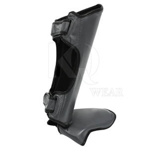 Protège-tibias en cuir avancés, légers, durables, protection professionnelle, ajustement confortable, pour adultes, parfaits pour l'entraînement au football - Product Image 4