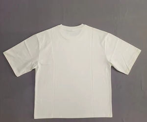 เสื้อยืดโอเวอร์ไซส์สไตล์วินเทจสำหรับผู้ชาย ผ้าฝ้าย 100% คุณภาพสูง เนื้อผ้าหนา ทรงบ็อกซี่ ครอป สตรีทแวร์ ทรงเข้ารูป ผ้าถัก - Product Image 4