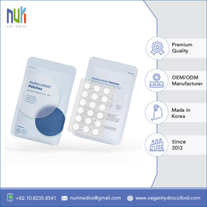 OEM/ODM qualité assurée acceptable sans parfum hydrocolloïde 10mm mince non biseauté 23 points Patch bouton pour les soins de la peau - Product Image 3