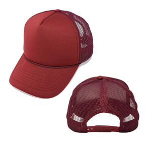 Gorra de camionero de malla de algodón Hip Hop 2025 al por mayor gorra de béisbol en blanco logotipo personalizado estampado 5 paneles gorras deportivas bordadas - Product Image 2