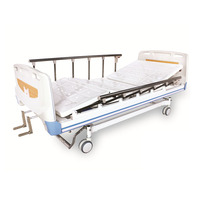 Lit médical d'hôpital à 2 manivelles, homologué CE et ISO, de qualité supérieure, prix usine, pour cliniques et hôpitaux
