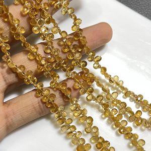 ลูกแพร์รูปลูกแพร์ทัวร์มาลีนลูกปัดพลอยทัวร์มาลีนสำหรับทำเครื่องประดับ - Product Image 2