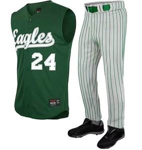 Uniforme de baseball personnalisé de haute qualité en gros, grande taille, respirant, 100% polyester, uniforme d'entraînement - Product Image 6