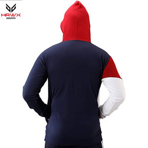 Léger séchage rapide hommes pull à capuche mode impression hiver saison polaire tissu doublé solide brodé ODM en gros pour - Product Image 2