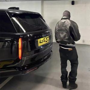 Nuevas chaquetas de cuero PU Vintage personalizadas de alta calidad para exteriores populares Vintage para hombres - Product Image 2