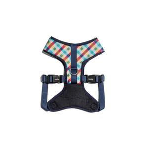 Arnés Ajustable para Perro Phantom, Diseño a Cuadros, Tallas XL y XS, Material de Poliéster y Nailon, con Detalles Metálicos, para Paseos al Aire Libre - Product Image 2