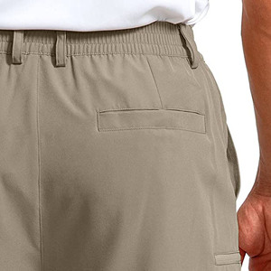 Shorts d'été pour hommes, fitness, gym, entraînement sportif, coton respirant, short anti-transpiration, taille plus, shorts imprimés avec cordon de serrage pour hommes - Product Image 4