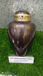 Urnas de cremación personalizadas para cenizas, urnas de latón grabadas a mano, a precio de fábrica directo - Product Image 4