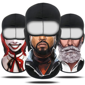 Máscara impresa de alta calidad Máscara de esquí Cubierta completa cómoda con pasamontañas Unisex Transpirable a prueba de viento Máscara deportiva para montar - Product Image 6