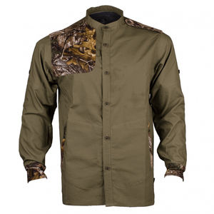 Camiseta deportiva de camuflaje para hombre, de poliéster de secado rápido, holgada, con logo personalizado, para caza. - Product Image 5