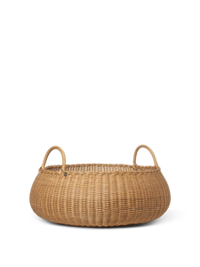 <b>Round</b> Fruit Bolga <b>Basket</b>, Natural Seagrass <b>Basket</b> - Product Image 3