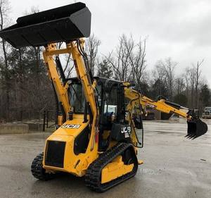 Tractor JCB con retroexcavadora y cargador frontal en venta, mini cargador - Product Image 4