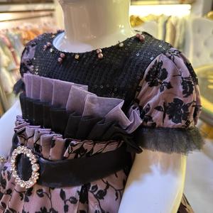 Nueva colección bordado flor niña princesa vestidos último diseño bebé vestido rebordear bebé niña ropa - Product Image 4