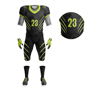 Uniformes de camiseta de fútbol americano transpirables de alta calidad, servicio OEM, uniforme de fútbol americano de diseño personalizado - Product Image 4