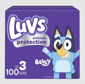 Couches pour bébés Premium Luvs – Toutes tailles – Douces, absorbantes, pour nouveau-nés, nourrissons et tout-petits – Confort et protection - Product Image 2