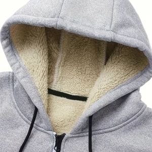 American Street Men's Hoodies algodón peso pesado boxy fit HOODIE Últimas sudaderas con capucha para hombres diseño color sólido con capucha deportes - Product Image 3