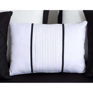 Ensemble de housse de couette et taie d'oreiller en tissu Black Spinel - Product Image 1