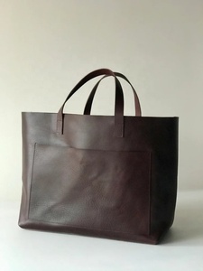 Sac à main en cuir véritable vintage pour femmes 2022, avec deux poignées, portable, durable, sac de shopping LTB-0075 - Product Image 6