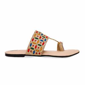 Multy Ethnic EC0181 Sandales à talons diverses ethnies inspirées Chappal - Product Image 4