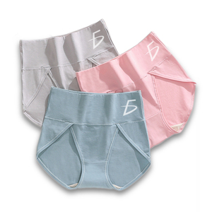 Slip in cotone a vita alta con taglio alto e funzione push-up, tinta unita, stile quotidiano, taglie XL e taglia unica, fornitura ODM - Product Image 1