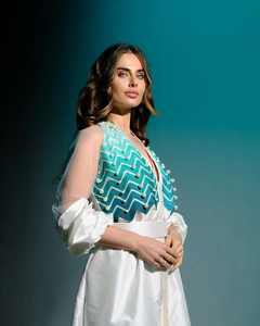 ผ้าโพลีเอสเตอร์ระบายอากาศได้ดีประดับมุกขนาดใหญ่แบบดั้งเดิมทำด้วยมือสไตล์เรียบง่ายแบบชาวโมร็อกโก - Product Image 4