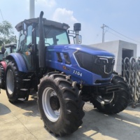 Tracteur agricole 4x4 de 110 CV à cabine, avec chargeur frontal et moteur diesel Weichai - Haute productivité - Vente chaude