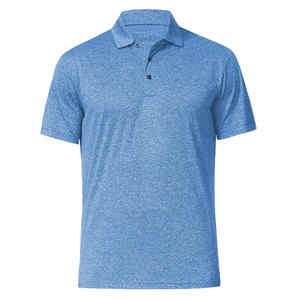 เสื้อยืดโปโลสำหรับผู้ชายเสื้อยืดโปโลแขนสั้นระบายอากาศทำจากโพลีเอสเตอร์100% ลำลองโลโก้ตามสั่ง - Product Image 1