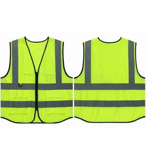 Ropa de trabajo de alta visibilidad OEM, chaleco reflectante de seguridad, protección de seguridad, ropa de trabajo, chaquetas de trabajo de poliéster 100%, chaleco para hombres - Product Image 3